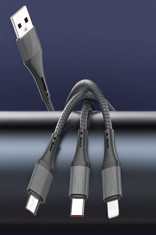 FOJI 3-in-1 100W Fast Charging Cable