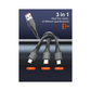 FOJI 3-in-1 100W Fast Charging Cable