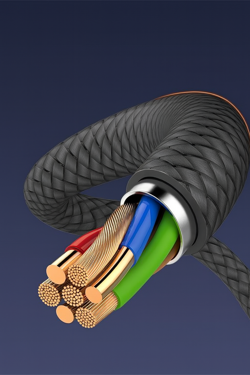 FOJI 3-in-1 100W Fast Charging Cable